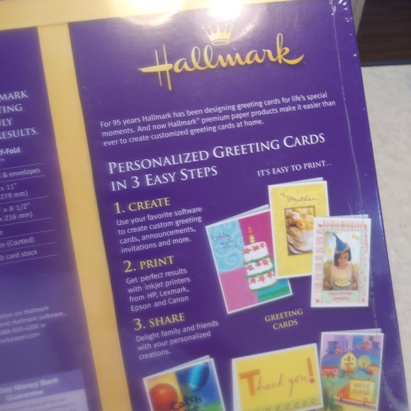 Hallmark brand Premium blank Greeting Cards sealed package - Picture 3 of 5